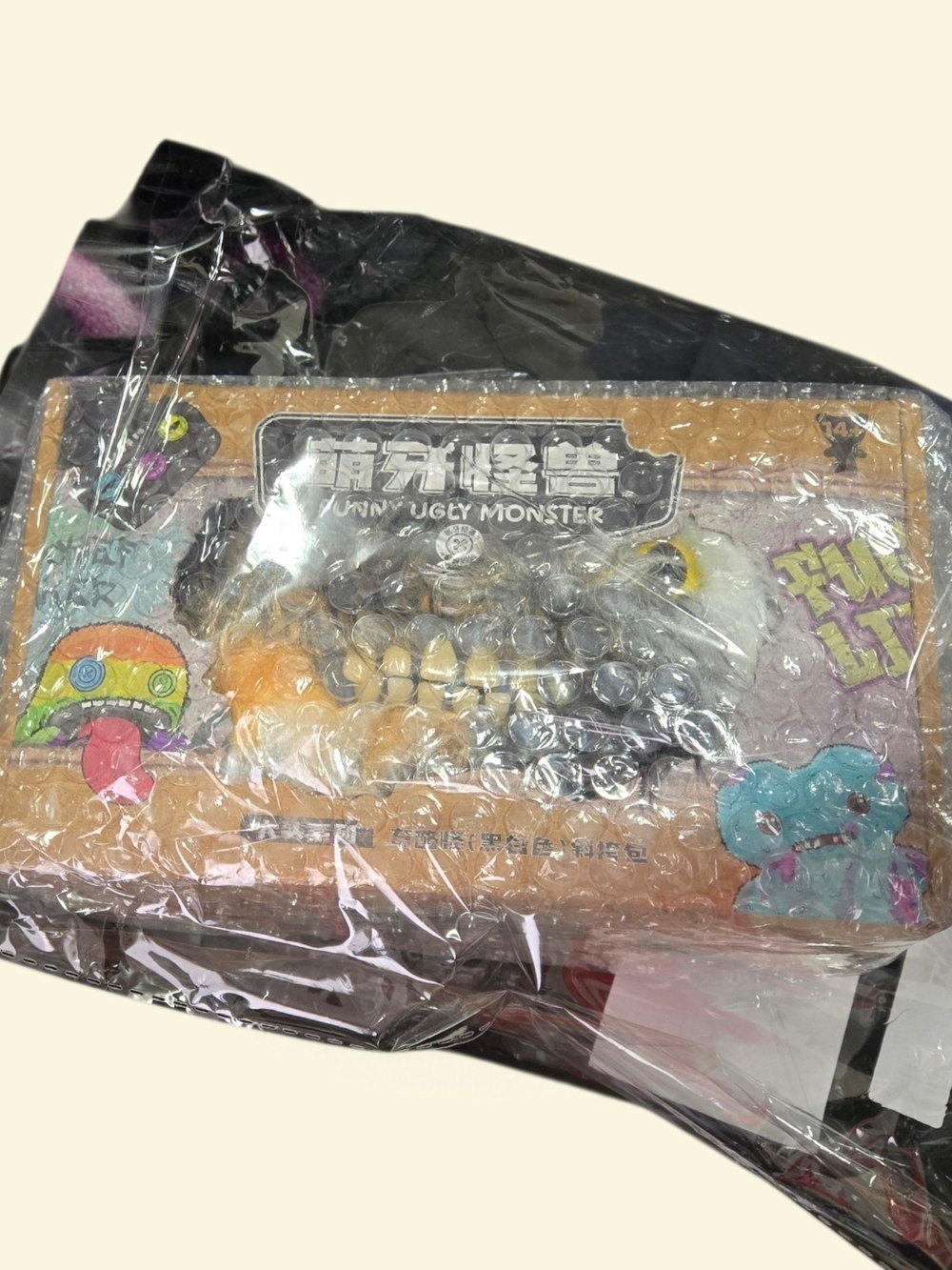 Rare Fuggler Big Head Collection (Cheezee) Plush Crossbody Bag